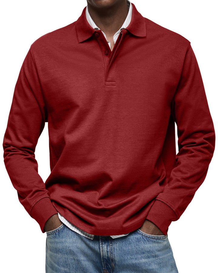 MARCONELLI | LUXURY LONG-SLEEVE POLO