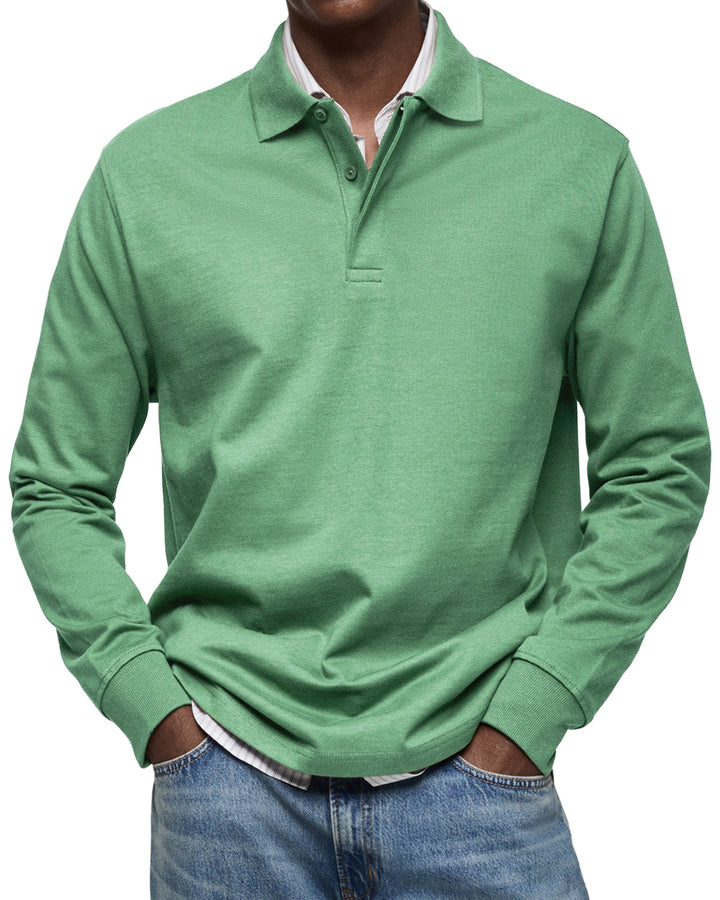 MARCONELLI | LUXURY LONG-SLEEVE POLO