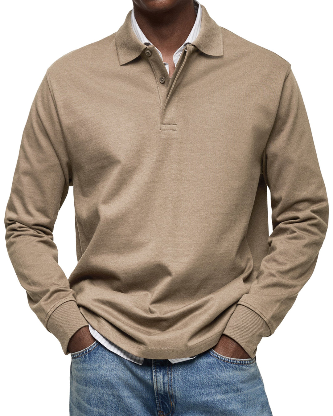 MARCONELLI | LUXURY LONG-SLEEVE POLO