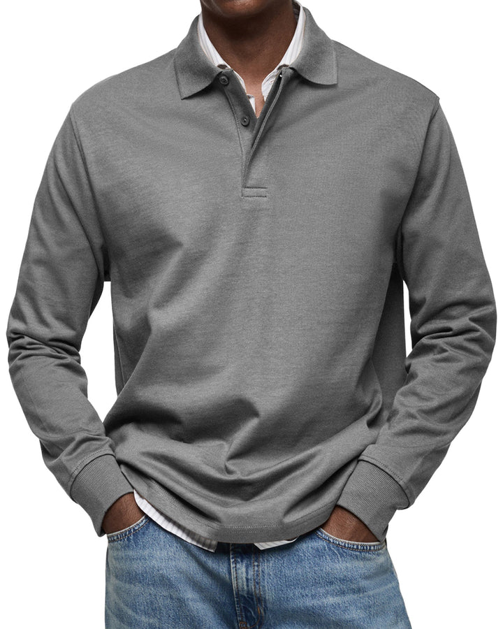 MARCONELLI | LUXURY LONG-SLEEVE POLO