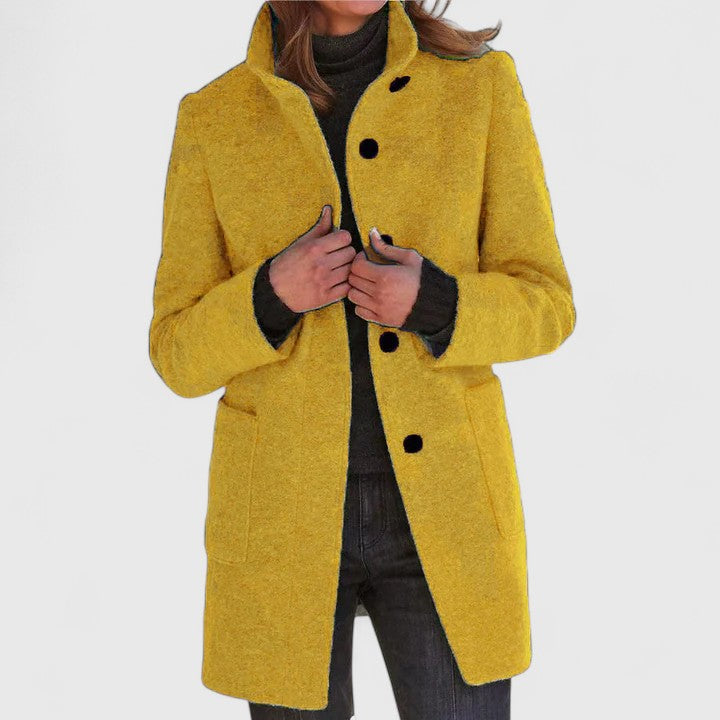 Elena – Classic Wool Blend Coat