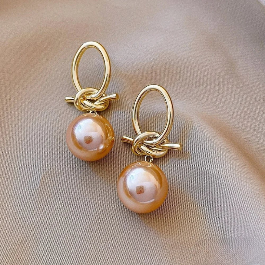 Elegant Pearl Drop Earrings