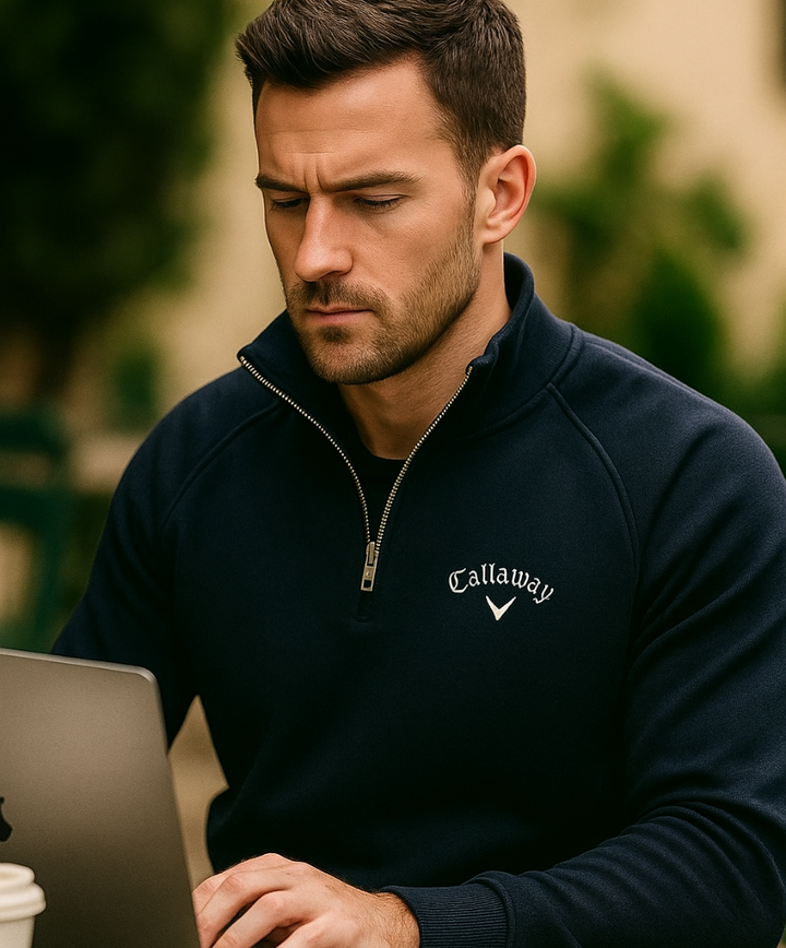 Pull Comfortable Callaway Heritage Half Zip Jumper for a Stylish and Cozy Look