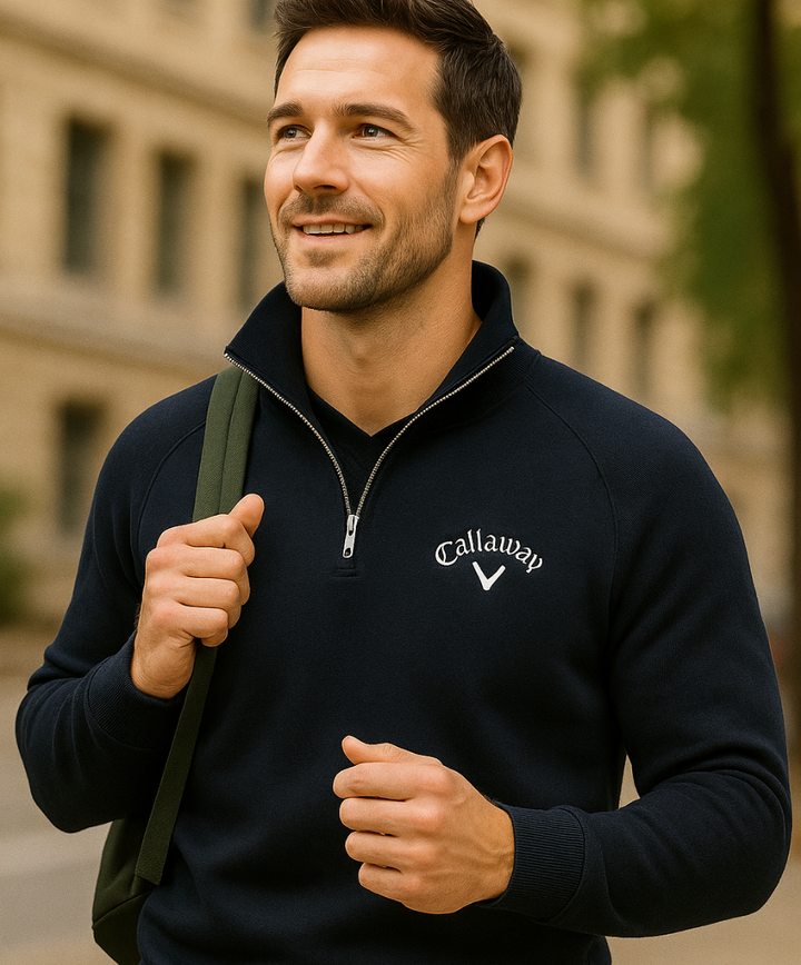 Pull Comfortable Callaway Heritage Half Zip Jumper for a Stylish and Cozy Look