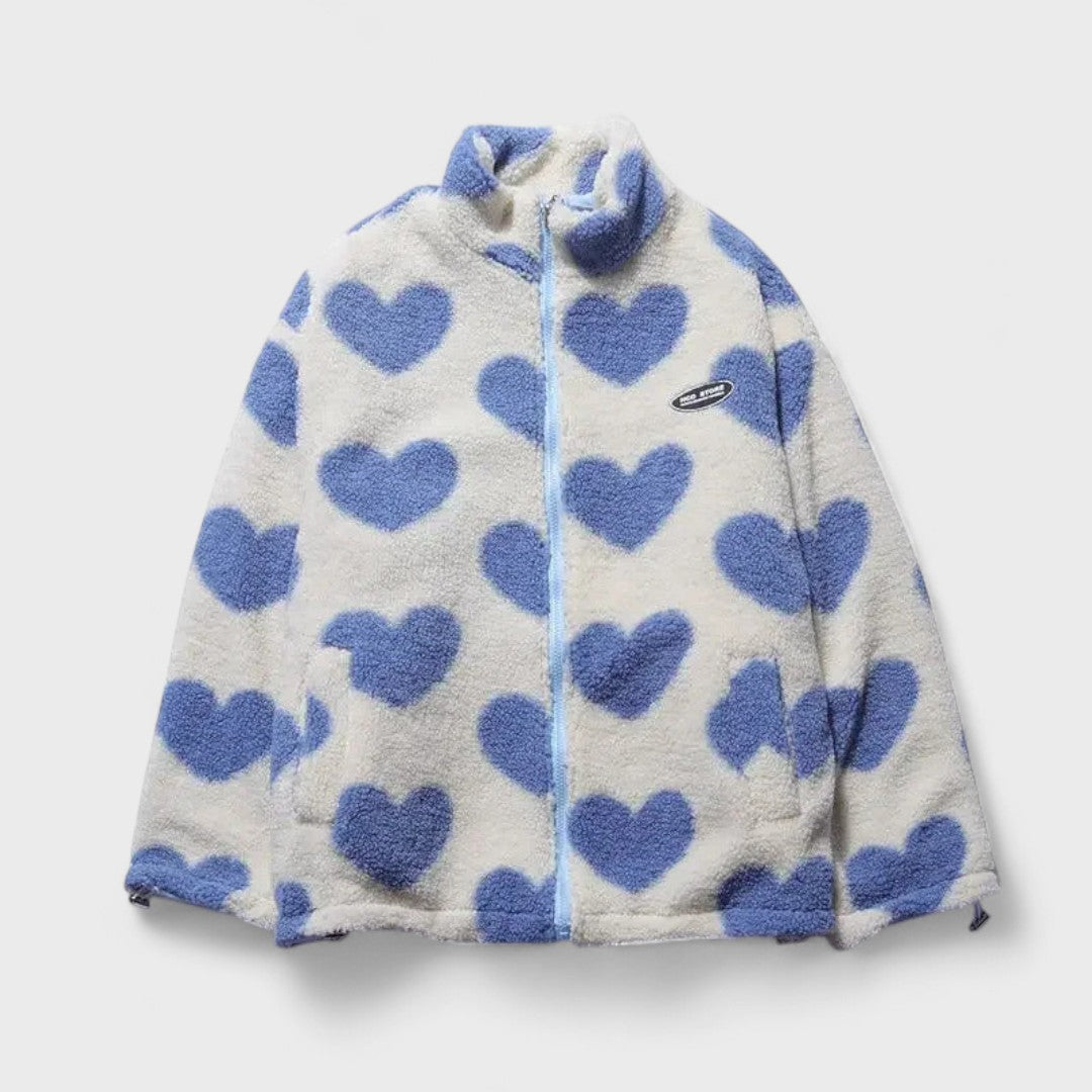 Katharina - Reversible Heart Jacket for Stylish Comfort