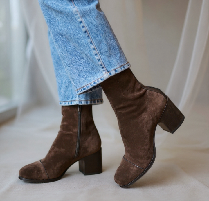 Taylor | Square Toe Heeled Boots